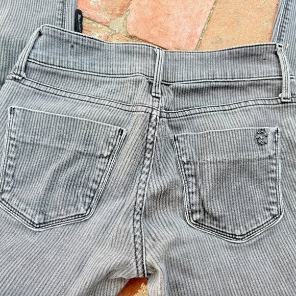 Black Orchid Gray Pinstripe Skinny Jeans | Size 26 | Soft Stretch Denim - Picture 12 of 16